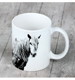 Cheval Giara - tasse avec un cheval, une tasse charmante avec une illustration, un cadeau avec votre photo de la marque Art-Dog