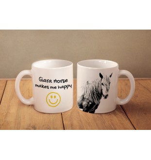 Cheval Giara - tasse avec un cheval, une tasse joyeuse pour les amoureux des chiens, un cadeau personnalisé de la marque Art-Dog