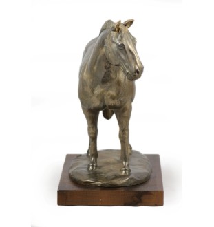 Hanoverian Horse - urn for horse ashes, urn with a statuette, elegant urn with a horse from the Art-Dog brand