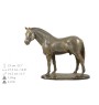 Hanoverian Horse - urn for horse ashes, urn with a statuette, elegant urn with a horse from the Art-Dog brand