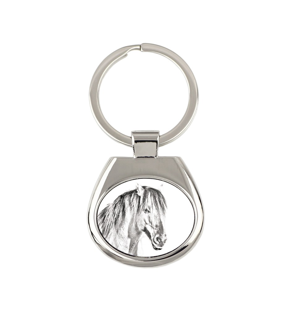 Henson Horse - keychain with a horse, keychain with a print, personalized pendant from the Art-Dog brand