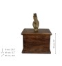 Cheval hanovrien - une grande urne pour les cendres de cheval, une urne personnalisée avec une statuette, une boîte pour les cendres de cheval de la marque Art-Dog