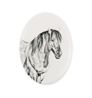 Koń Henson płyta nagrobna z koniem Art-Dog