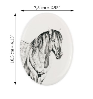 Koń Henson płyta nagrobna z koniem Art-Dog