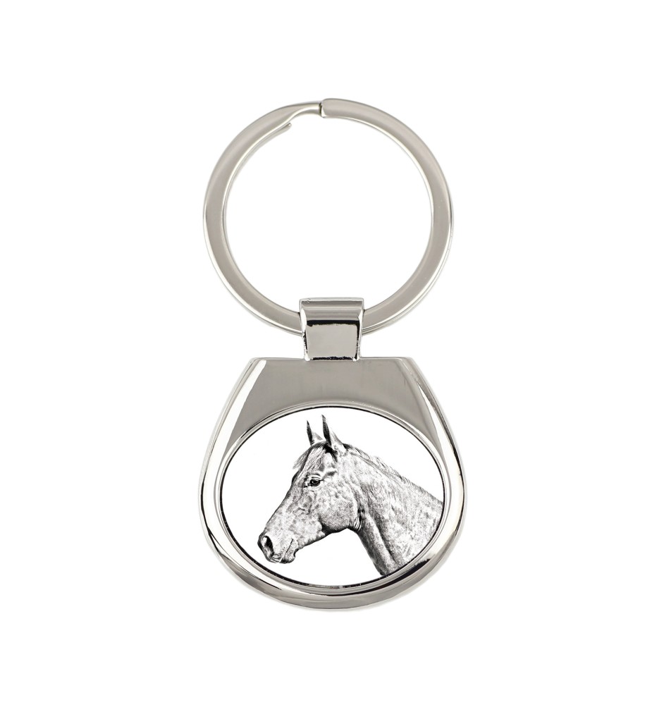 Cheval Holsteiner - porte-clés avec un cheval, porte-clés imprimé, breloque personnalisée de la marque Art-Dog