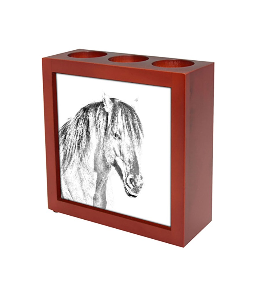 Cheval Henson - porte-stylo avec un cheval, organiseur de bureau avec impression, décoration de bureau personnalisée de la marque Art-Dog