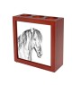Henson Horse - pen holder with a horse, desk organizer with a print, personalized desk decoration from the Art-Dog brand