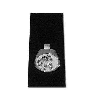 Henson Horse - horse necklace, personalized pendant with a photo, unique necklace for women and men by Art-Dog brand