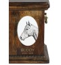 Cheval Holsteiner - une plaque commémorative avec une photo de cheval, une plaque funéraire avec une impression, une plaque ovale personnalisée de la marque Art-Dog