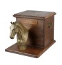 Cheval hanovrien - urne pour les cendres de cheval, grande urne avec un buste de cheval, boîte pour les cendres de cheval de la marque Art-Dog