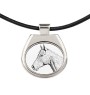 Holsteiner Horse - horse necklace, personalized pendant with a photo, unique necklace for women and men by Art-Dog brand