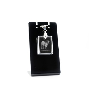 Henson Horse - Crystal pendant with horse, photo necklace, unique jewellery by Art-Dog