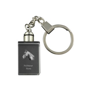 Cheval Holsteiner - Pendentif en cristal avec photo de cheval, pendentif lumineux, cadeau unique de la marque Art-Dog