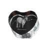 Henson Horse - a photo of a horse in crystal, a crystal heart, a unique frame with a photo from the Art-Dog brand