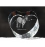 Cheval Henson - une photo de cheval dans un cristal, un cœur en cristal, un cadre exceptionnel avec une photo de la marque Art-Dog