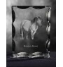 Henson Horse - kryształ ze zdjęciem konia, szklana statuetka ze zdjęciem, wyjątkowa ramka ze zdjęciem marki Art-Dog