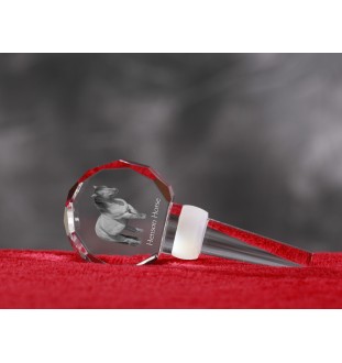 Henson-Pferd - Kristallflaschenverschluss mit Pferd, einzigartiger Weinverschluss mit Foto, personalisiertes Geschenk für Sommelier der Marke Art-Dog