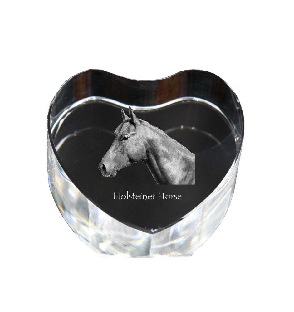 Koń holsztyński, Holsteiner serce kryształowe z koniem Art-Dog