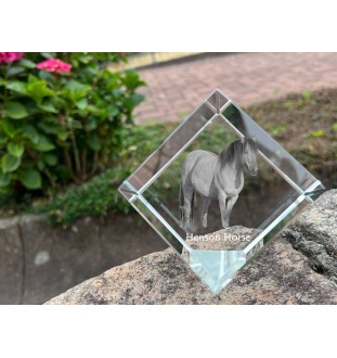 Koń Henson kostka kryształowa z koniem Art-Dog