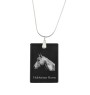 Holsteiner Horse - Crystal pendant with horse, silver necklace with photo, personalised pendant by Art-Dog brand