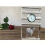 Cheval Henson - horloge en verre avec photo, photo de cheval dans un cristal, horloge de bureau personnalisée de la marque Art-Dog
