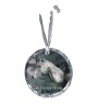 Holsteiner Horse - crystal bauble with a photo, horse photo in crystal, personalized Christmas tree ornament by Art-Dog brand