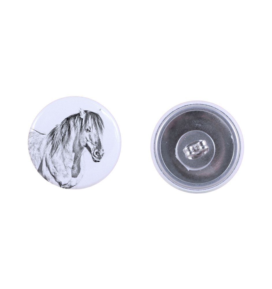 Henson Horse - earrings your photo, handmade, jewelry handcrafted by Art-Dog brand