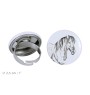 Cheval Henson - Bague de collection avec l'image d'un cheval, produit fait à la main, marque Art-Dog