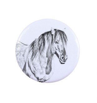 Henson Horse - collector's ring with a horse portrait, handmade product, Art-Dog brand