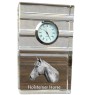 Cheval Holsteiner - horloge en verre avec photo, photo de cheval dans un cristal, horloge de bureau personnalisée de la marque Art-Dog