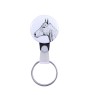 Holsteiner Horse - unique keychain with a horse picture, handmade product, light and handy pendant from Art-Dog brand