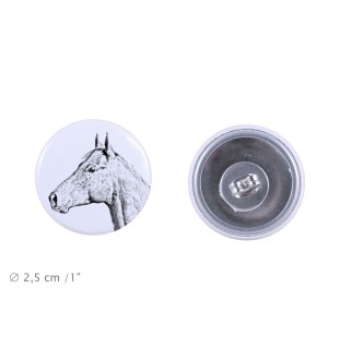 Koń holsztyński, Holsteiner kolczyki z koniem mały Art-Dog