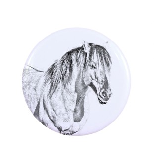 Henson-Pferd - Magnet mit Pferd, ein einzigartiges Abdruck des Pferdes der Marke Art-Dog