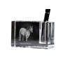 Henson Horse - Pen stand, crystal organiser with picture of a horse, unique desk decoration by Art-Dog brand