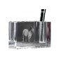 Henson Horse - Pen stand, crystal organiser with picture of a horse, unique desk decoration by Art-Dog brand