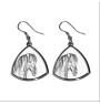 Henson Horse - earrings with a horse, hanging earrings with a picture, personalized jewelry with Art-Dog brand print