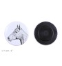Holsteiner Horse - magnet with a horse, a unique imprint of the Art-Dog horse brand