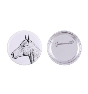 Holsteiner Horse - magnet with a horse, a unique imprint of the Art-Dog horse brand