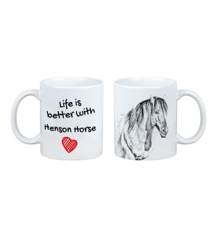 Cheval Henson - tasse avec un cheval, tasse avec une photo, cadeau personnalisé de la marque Art-Dog