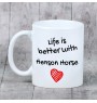 Henson Horse - mug with a horse, mug with a photo, personalized gift from the Art-Dog brand
