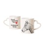 Cheval Holsteiner - tasse avec chien, une tasse adorable avec une anse en forme de cœur, un cadeau universel de la marque Art-Dog