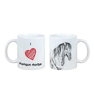 Henson Horse - cup with a horse, cute cup with graphics, a gift with your photo from the Art-Dog brand