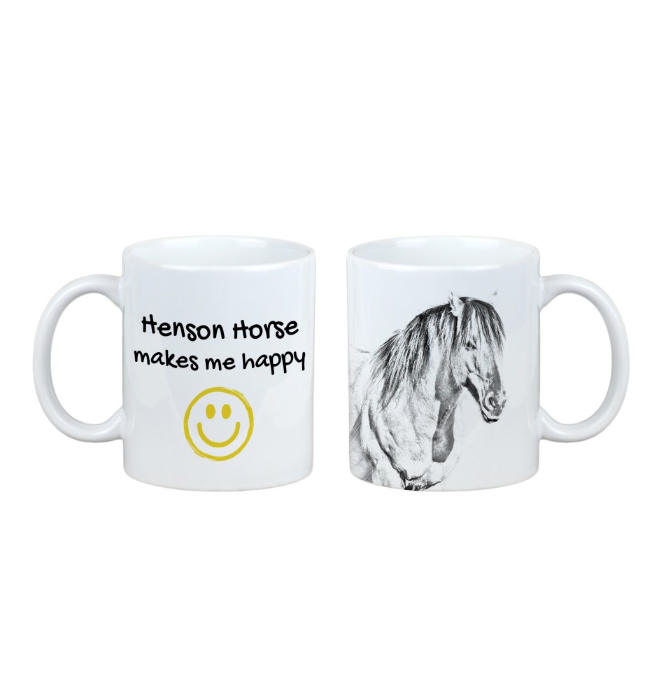 Henson Horse - cup with a horse, a cheerful cup for a dog lover, a personalized gift from the Art-Dog brand