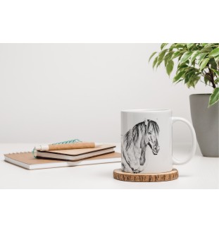 Henson-Pferd - Becher mit Pferd, fröhlicher Becher für Hundefreunde, personalisiertes Geschenk der Marke Art-Dog