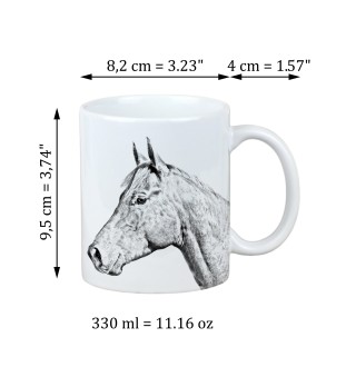 Holsteiner Horse - mug with a horse, mug with a photo, personalized gift from the Art-Dog brand