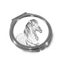 Cheval Henson - miroir de poche avec cheval, miroir personnalisé pour sac à main, miroir compact avec impression de la marque Art-Dog
