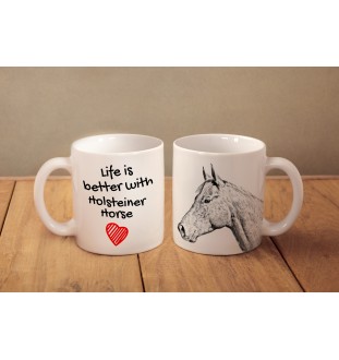 Holsteiner Horse - mug with a horse, mug with a photo, personalized gift from the Art-Dog brand