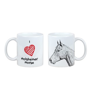 Cheval Holsteiner - tasse avec un cheval, une tasse charmante avec une illustration, un cadeau avec votre photo de la marque Art-Dog