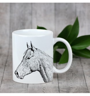 Cheval Holsteiner - tasse avec un cheval, une tasse charmante avec une illustration, un cadeau avec votre photo de la marque Art-Dog