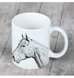 Holsteiner Horse - cup with a horse, cute cup with graphics, a gift with your photo from the Art-Dog brand
